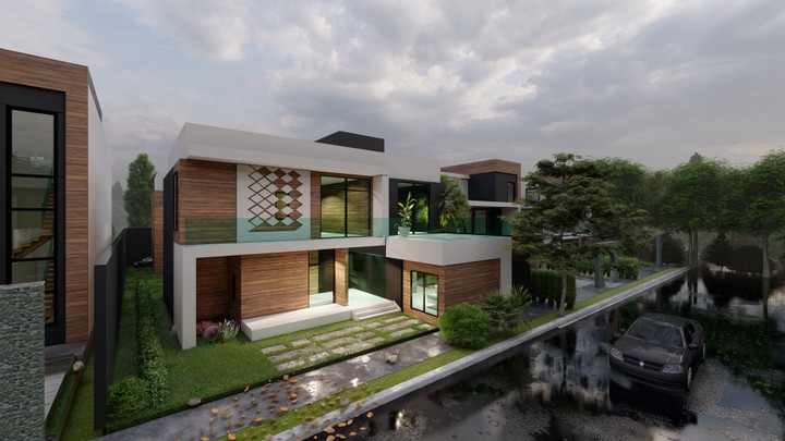 Villa exterior design