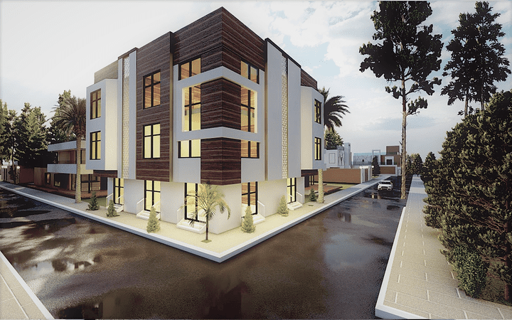 Residential commercial building in KSA