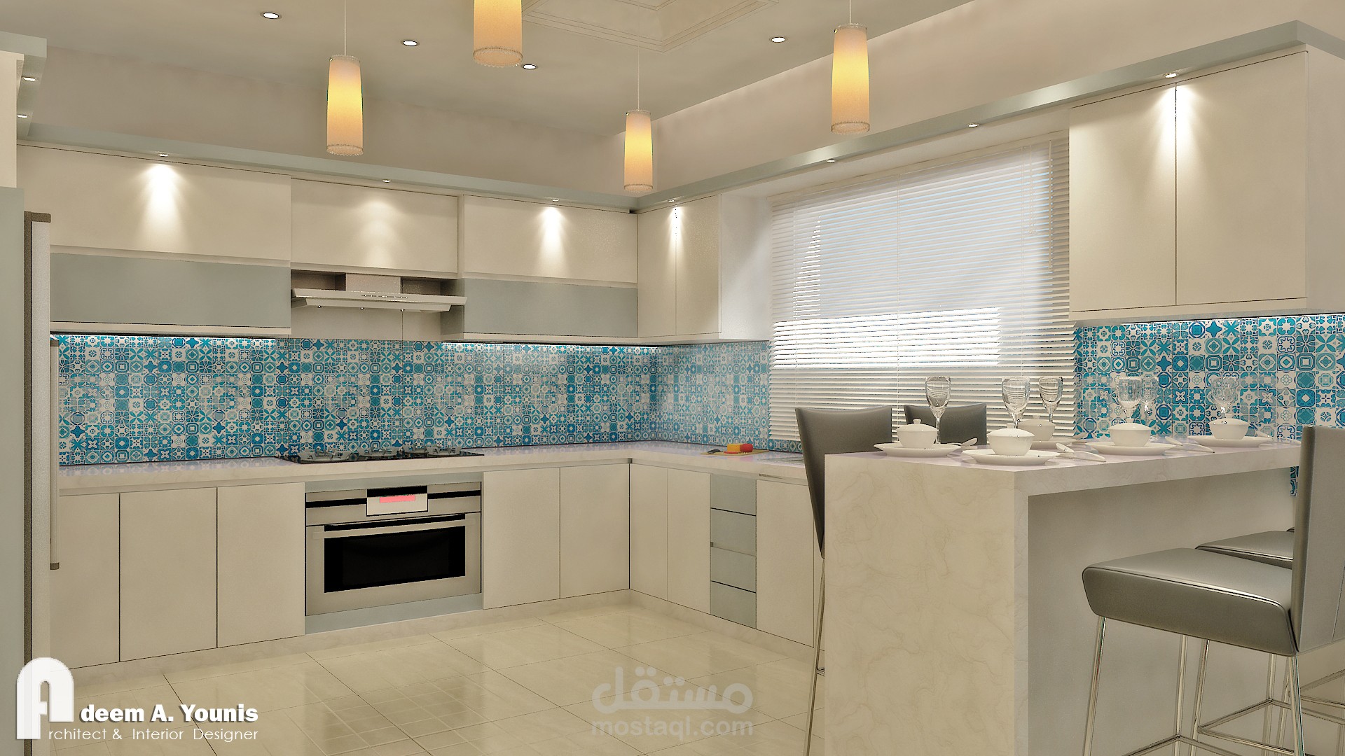 kitchen & living room design