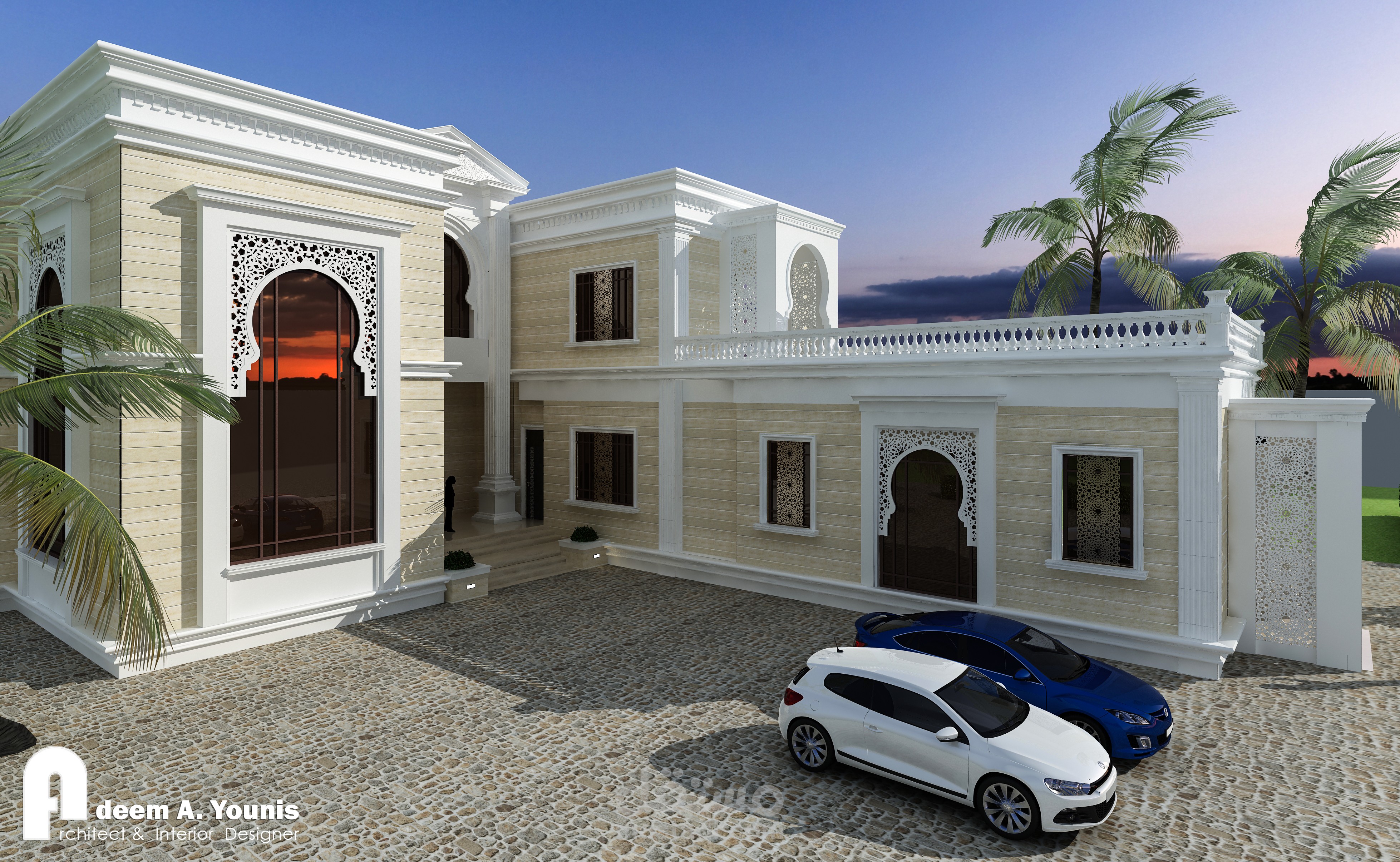 تصميم فيلا سكنية