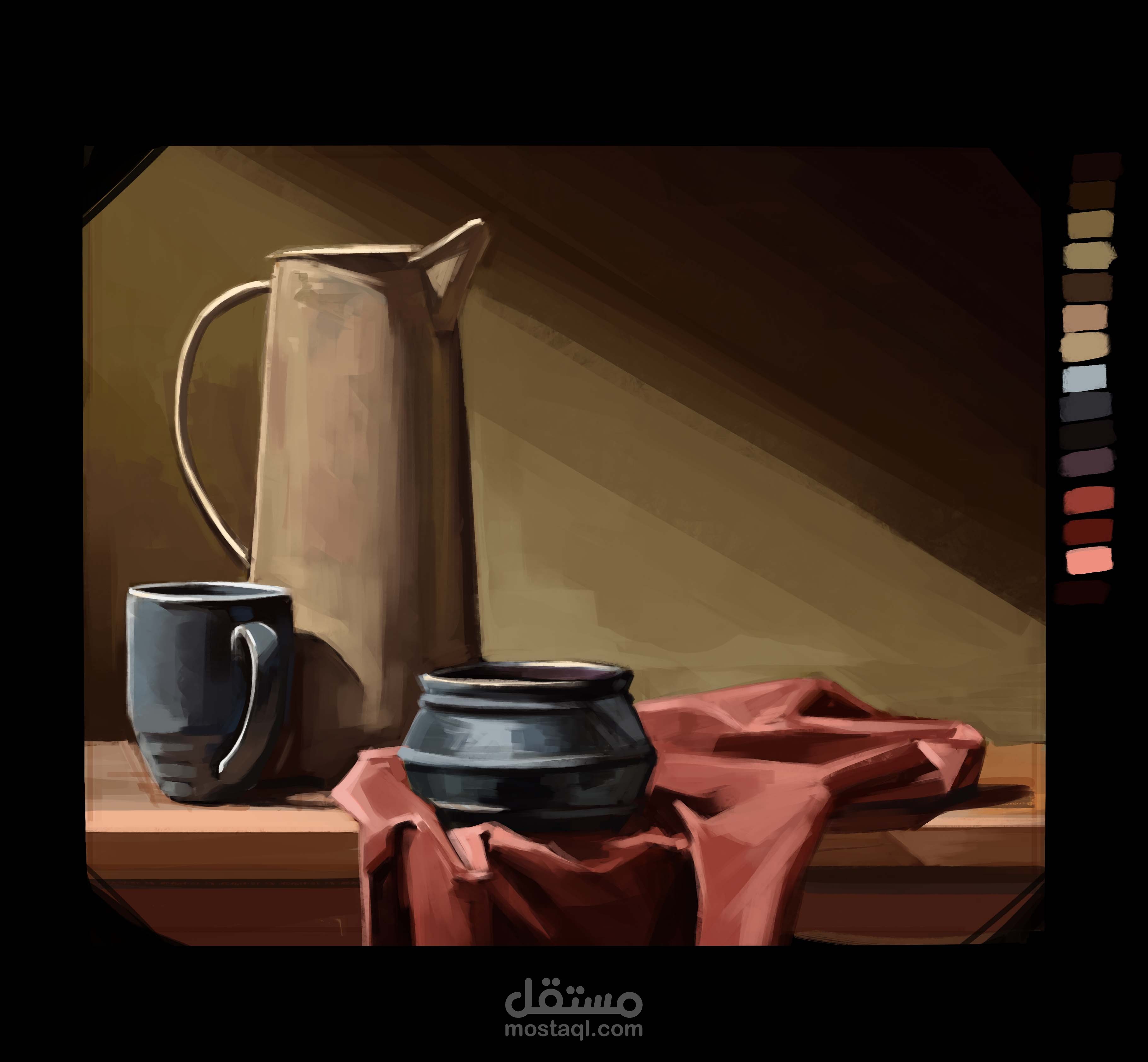 still life painting - study