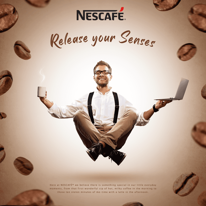 Social Media Advertisement for Nescafe