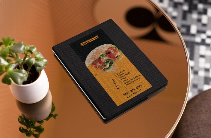 Menu Design - تصميم بروشور قائمة الطعام