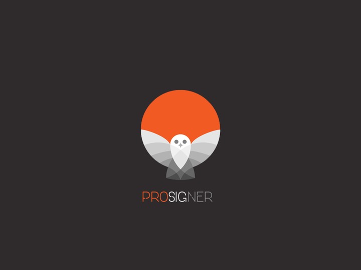 شعار بومة مينيماليست owl Minimalist Logo