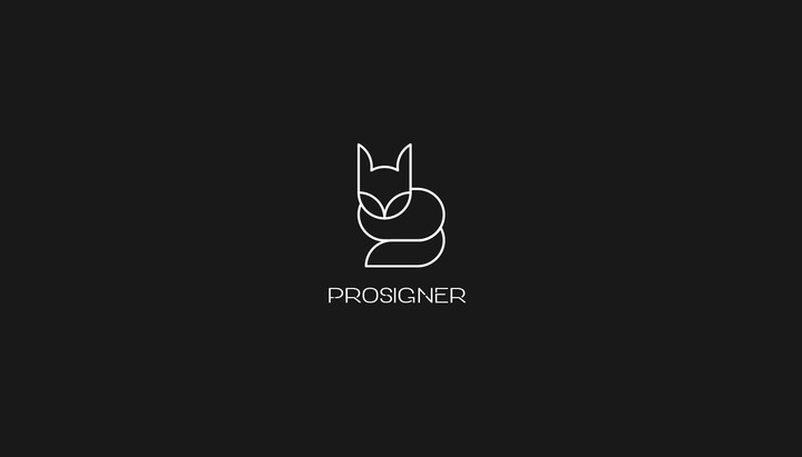 مينيماليست لوغو لقطة  Cat Minimalist Logo