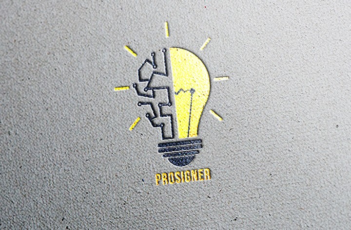 شعار لمصباح Lamp Logo Desing