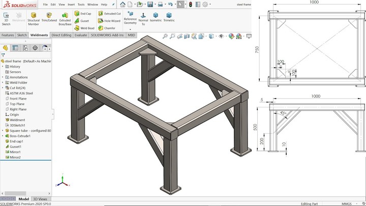 تصميم Steel Stucture