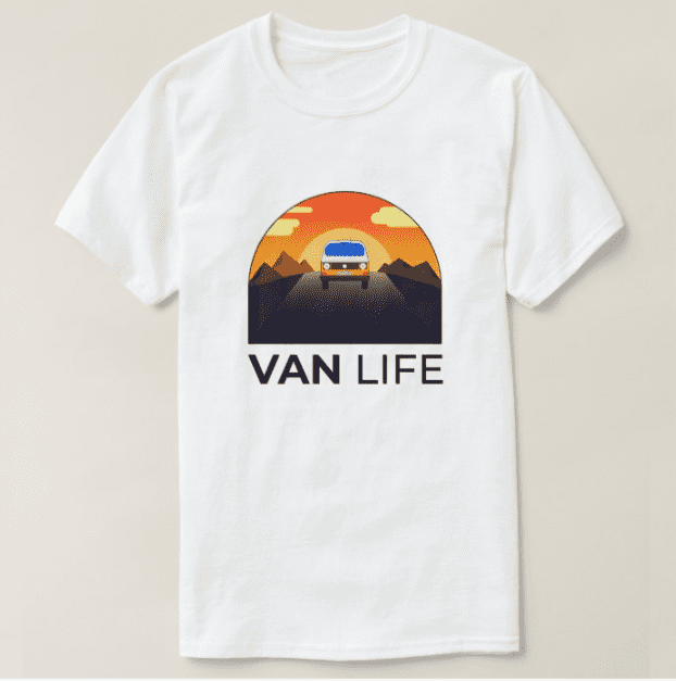 t-shirt van life