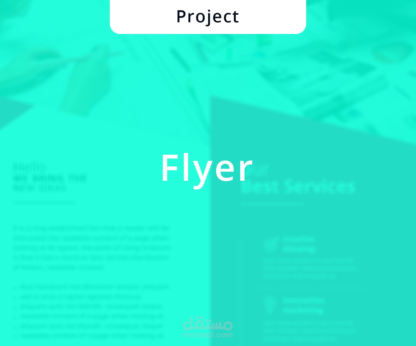 Project Product Flyer Design