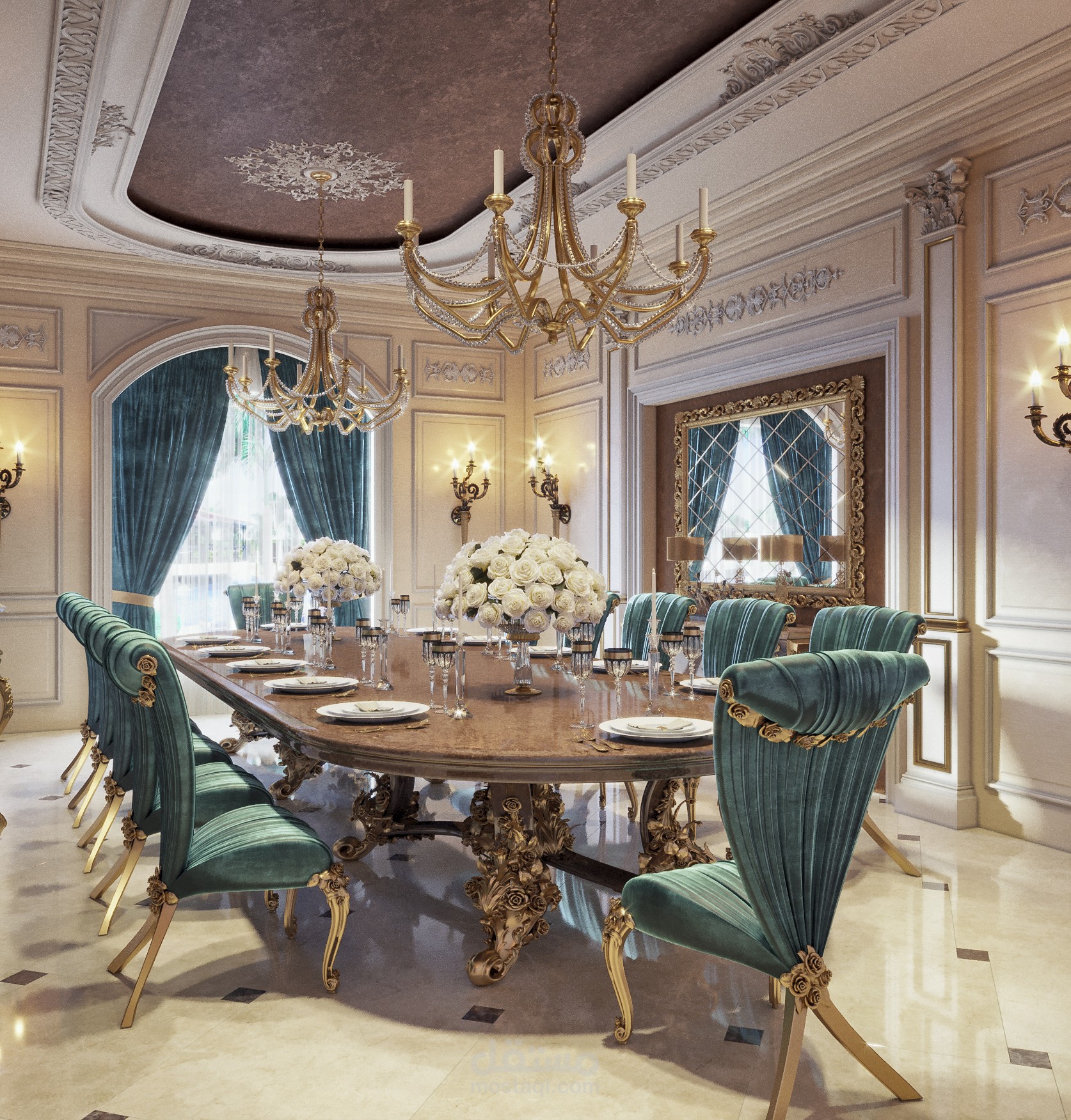 Classic Dining room in DUbai