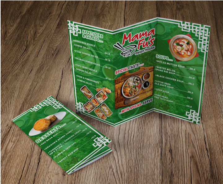 menu design