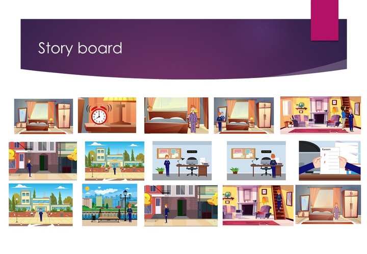 تصميم story board