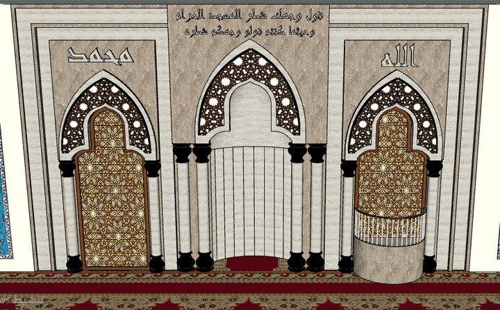 تصميم منبر مسجد