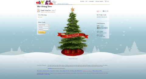 eBay Giving Tree