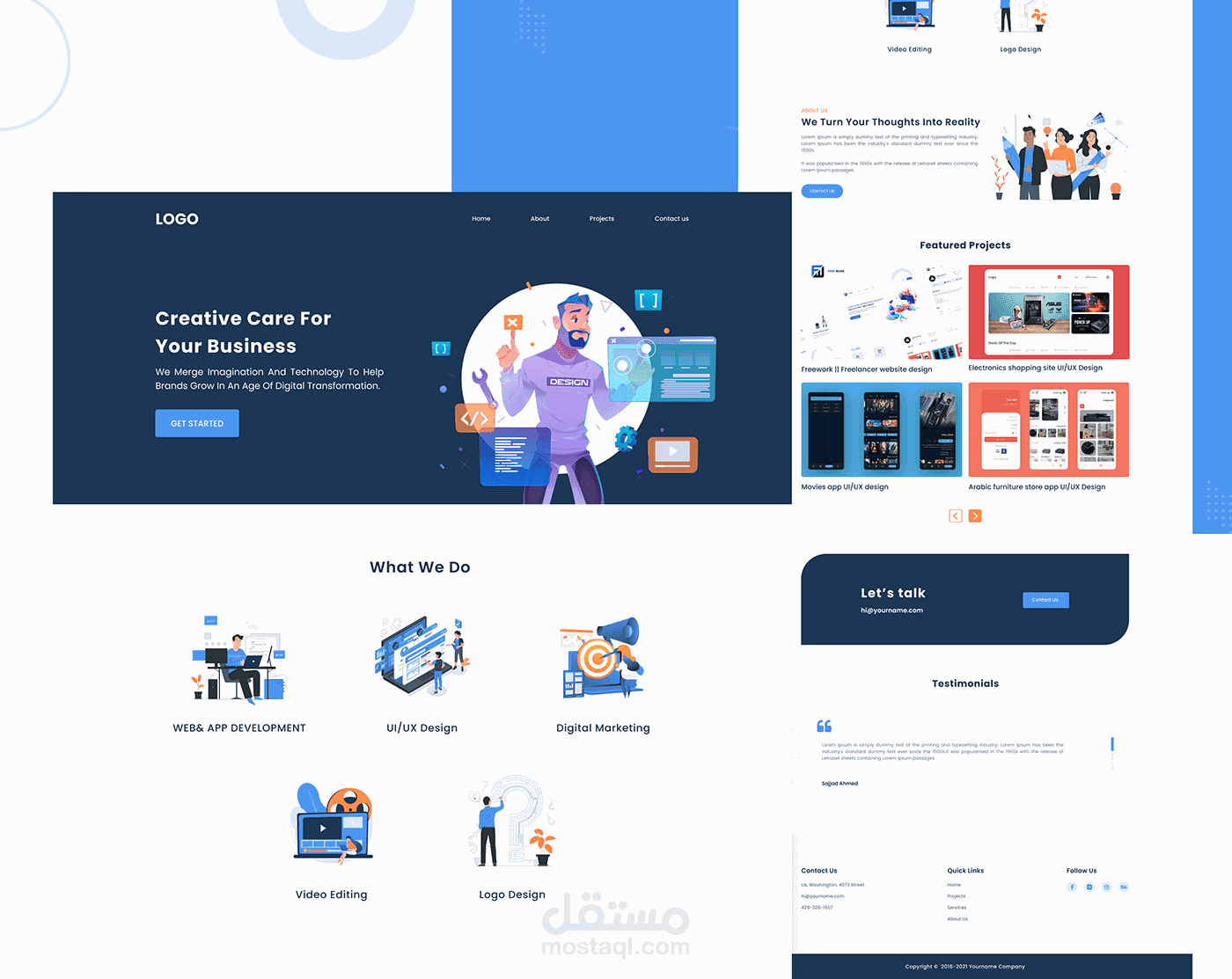 Digital Agency Landing Page