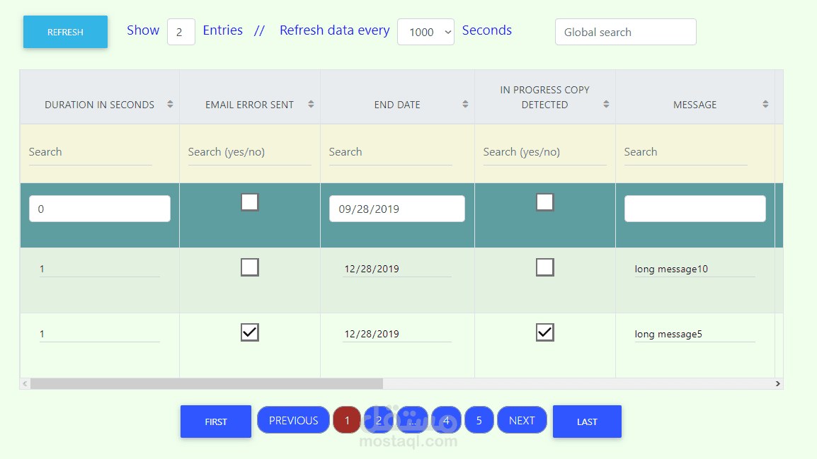 Spring boot Rest api+ React | مستقل