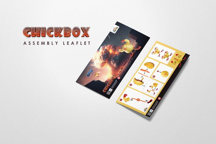 Chickbox 3d toy - Assembly leaflet