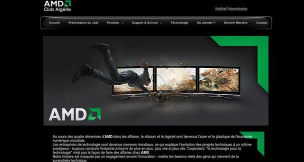 موقع انترنت لشريك محلي ل AMD