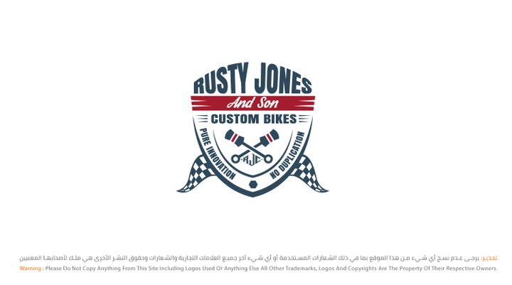 Logo Rusty Jones Custom Bikes