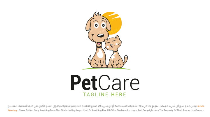 Pet Care Logo Design Template