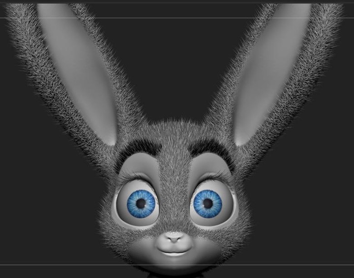 تصميم شخصية Judy Hopps