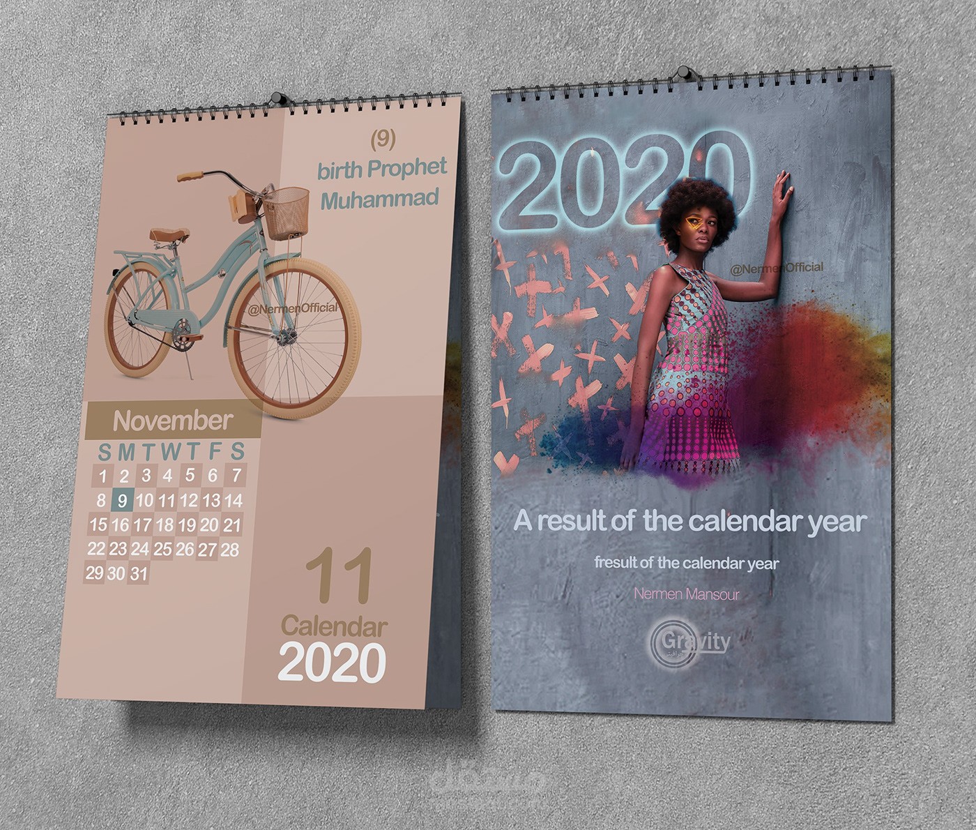 تصميم calendar