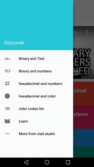 BinHexNum android app