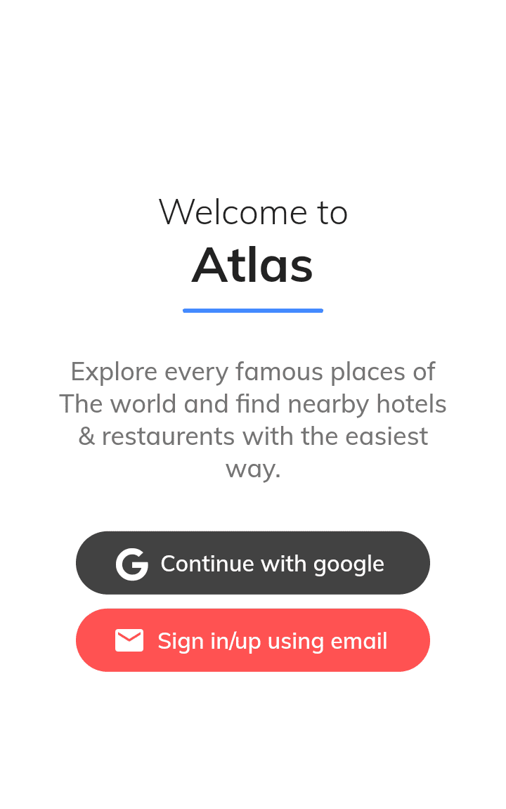 Atlas تطبيق لعرض الأماكن السياحية و مدونة بداخله  + لوحة تحكم