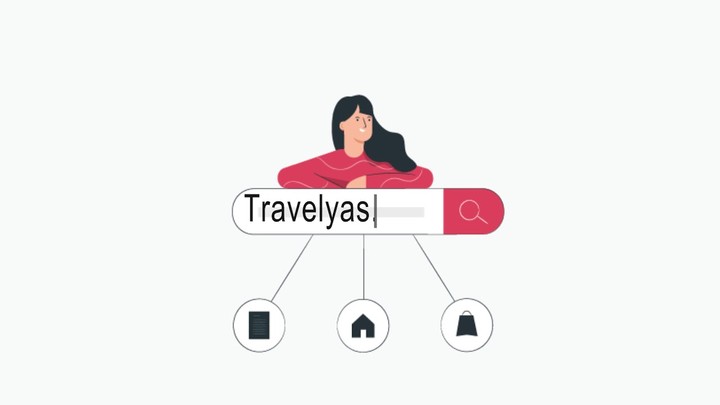 اعلان موشن جرافيك لموقع travelyas