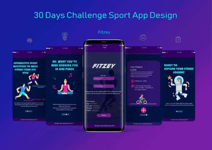 Sport App Design