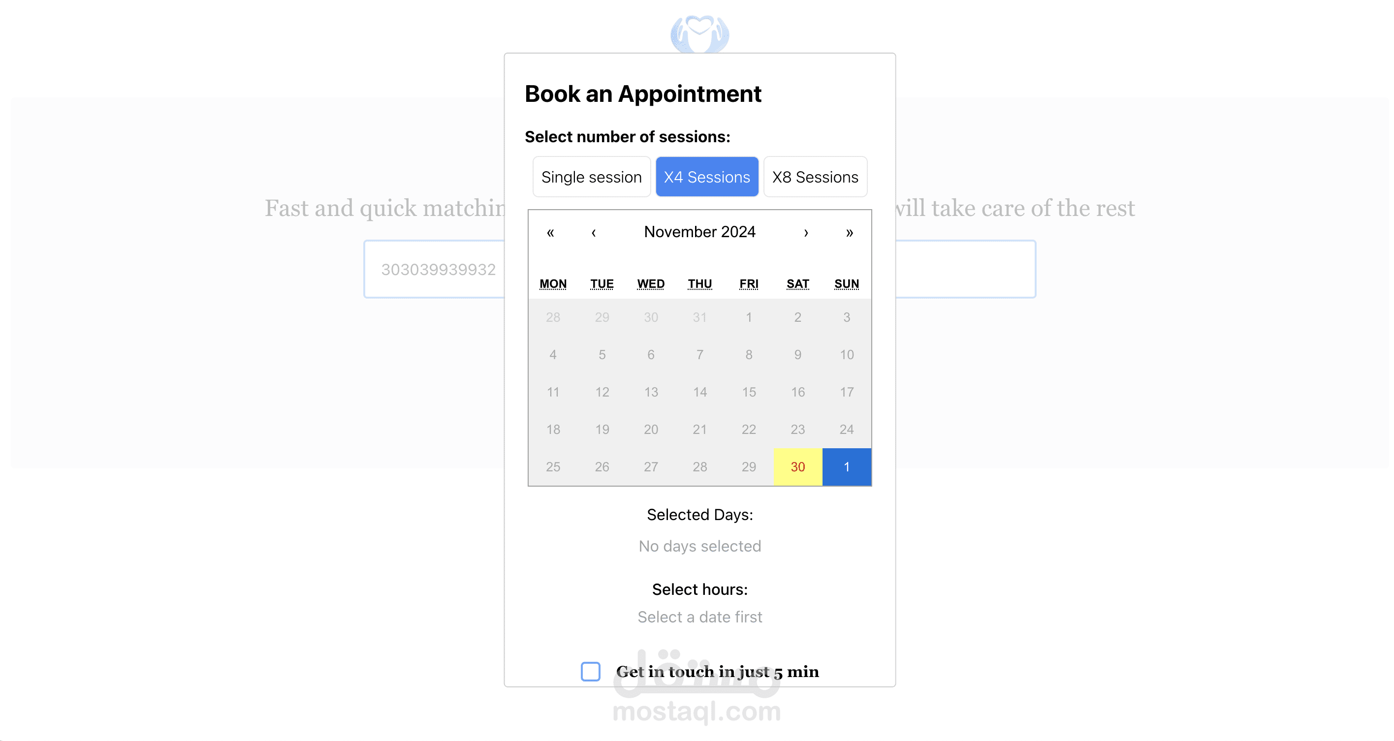 a Medication booking system