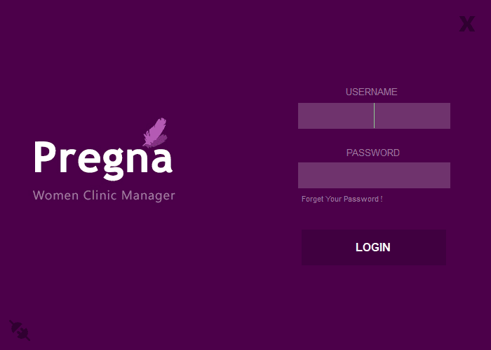 تصميم وتطوير برنامج Pregna  لإدارة مستشفيات وعيادات النساء والولادة
