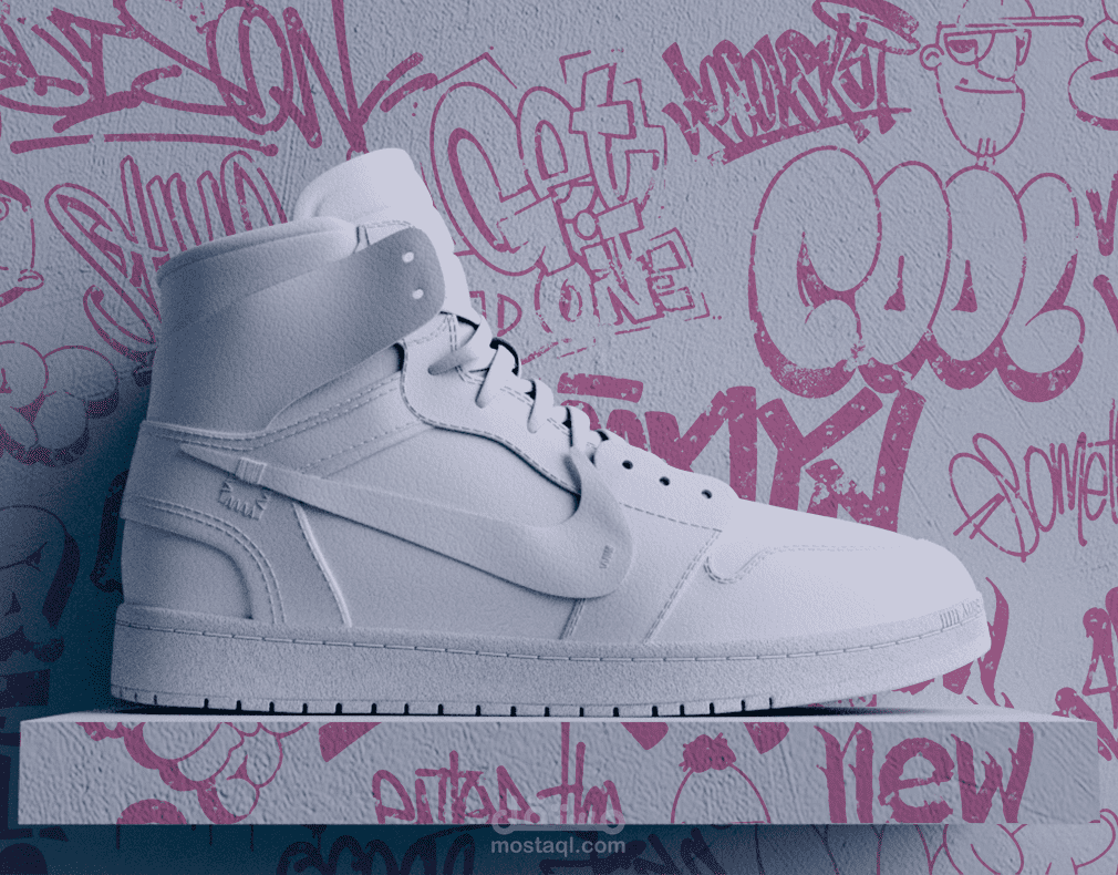 3D Motion Graphics ( Nike AirForce ) Visualization