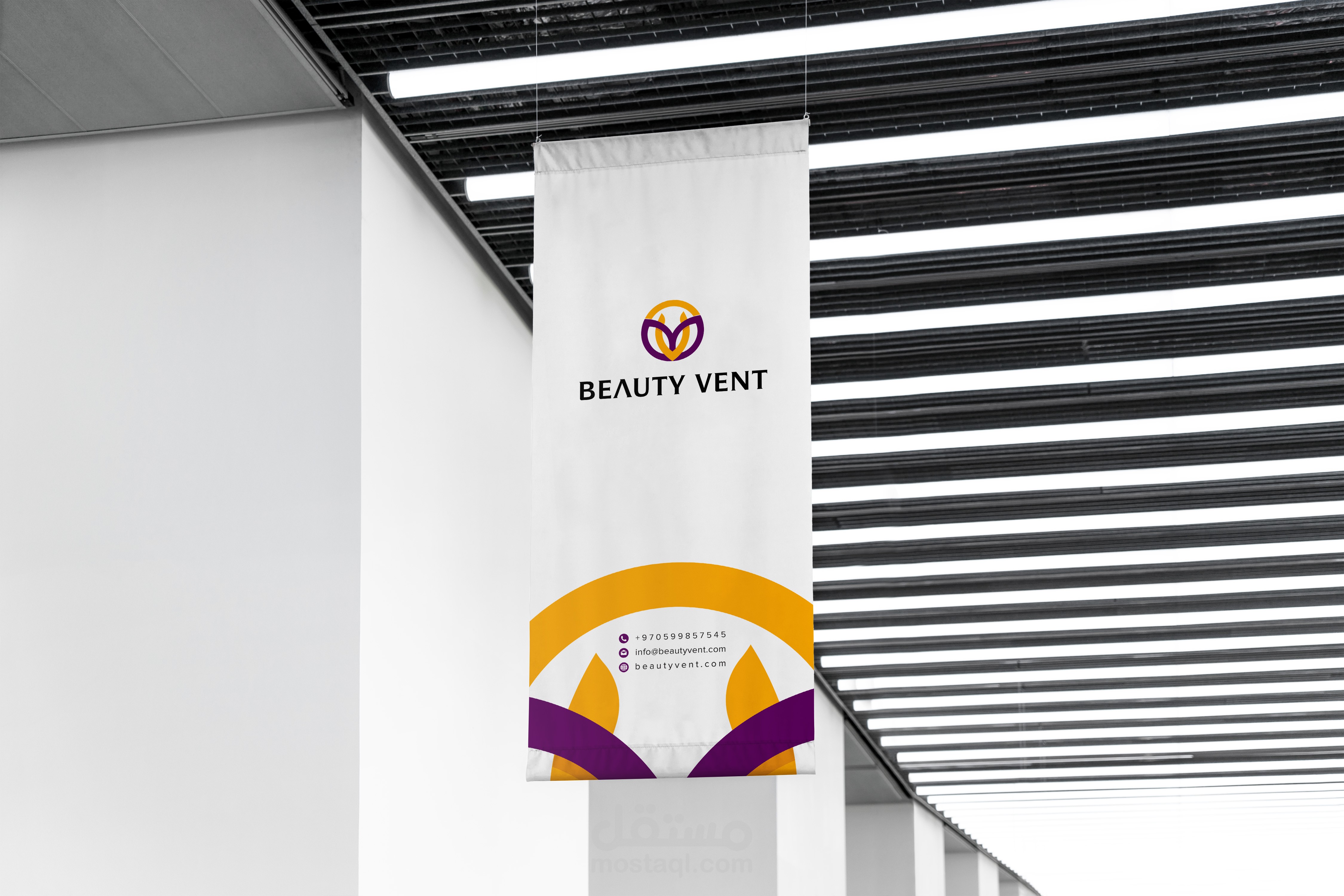 تصميم هوية بصرية BEAUTY VENT BRAND IDENTITY