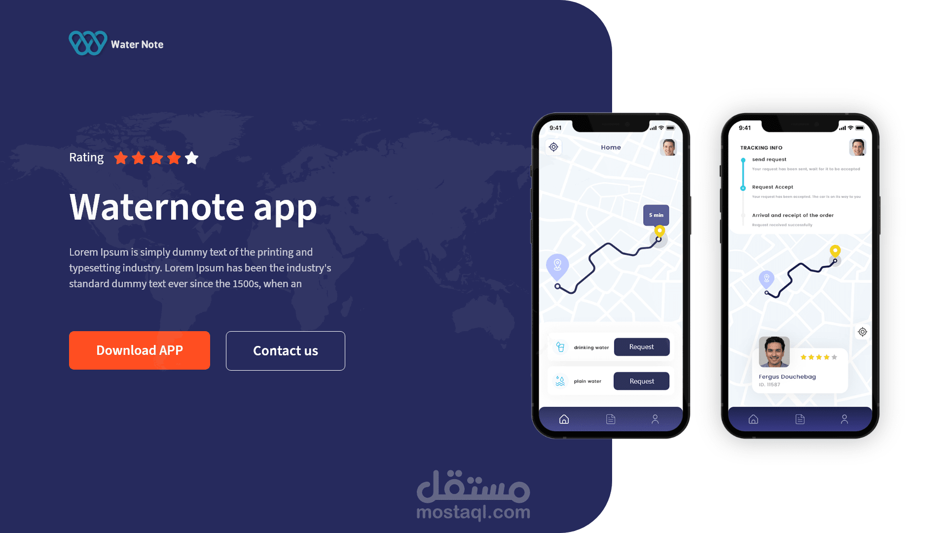 Water Note Website