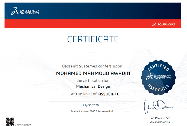 certified cswa solidworks