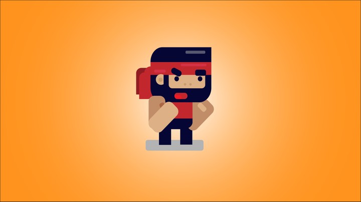 Game character flat design