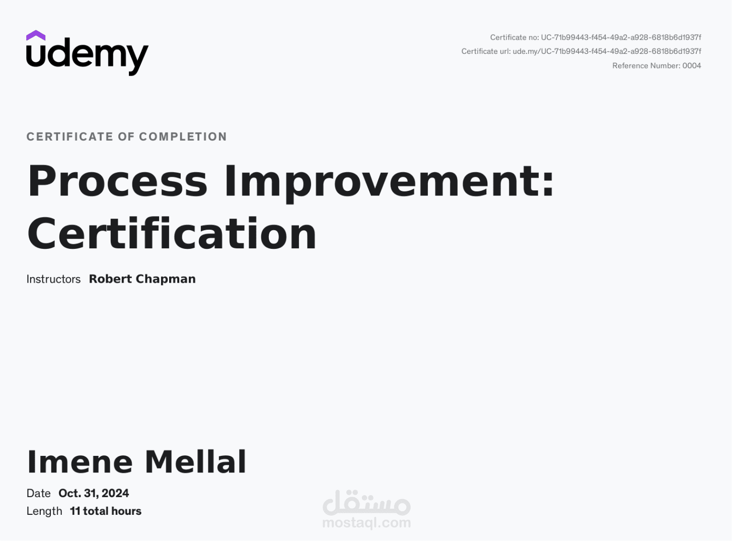 Process improvement Certification: from Mapping to Process Design
