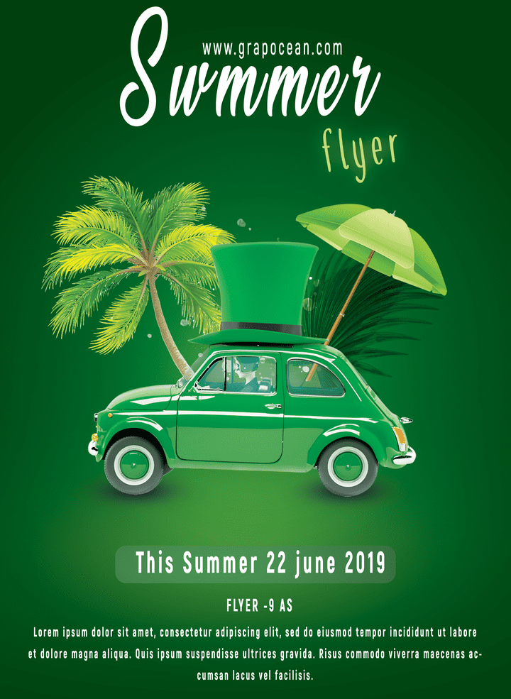 Summer Flyer Design