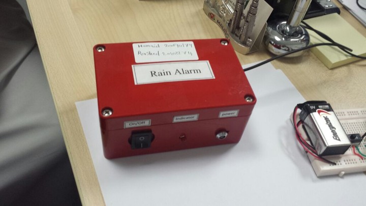 Rain Alarm System