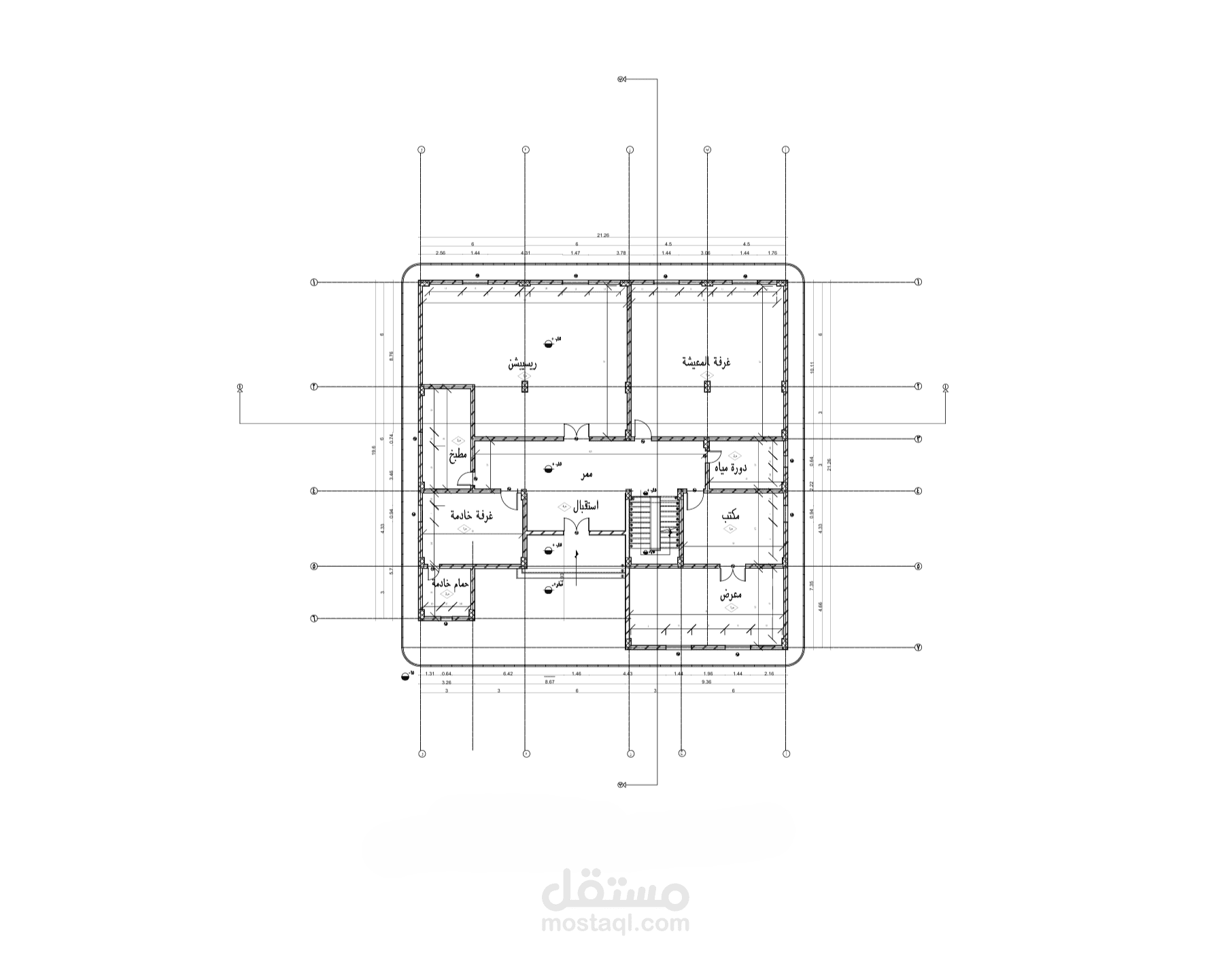 تصميم مساقط افقيه