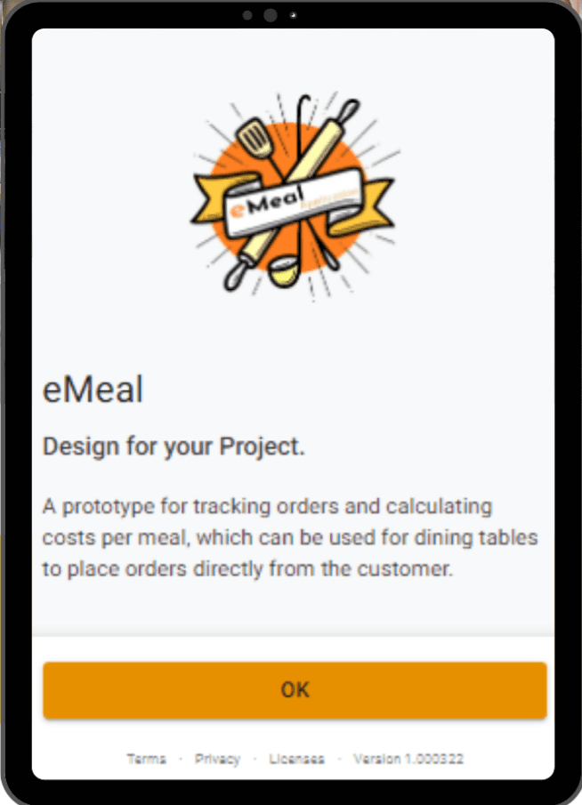 eMeal Application