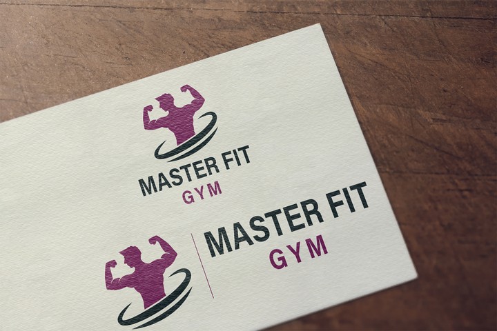 Master fit gym logo