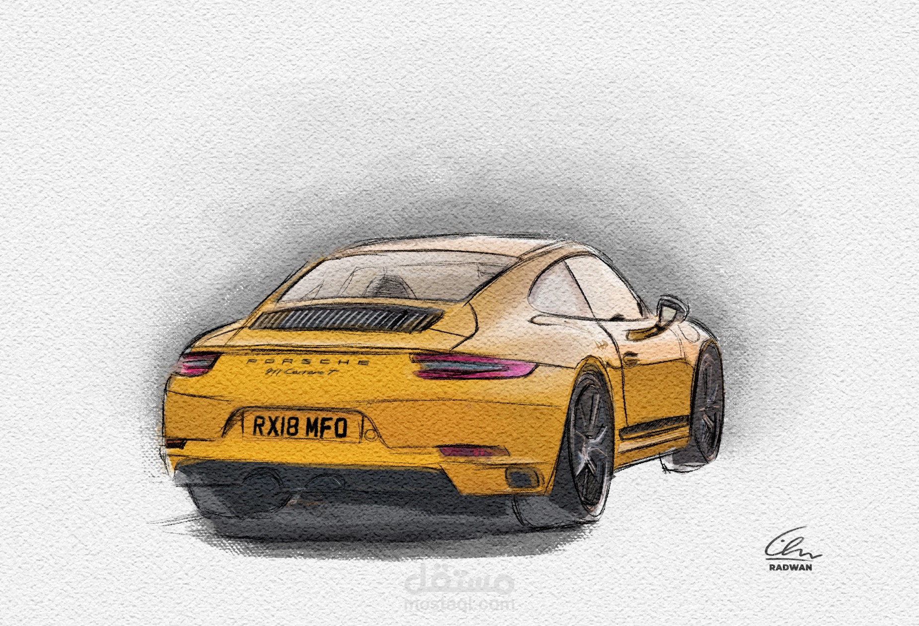 Car Digital Sketch