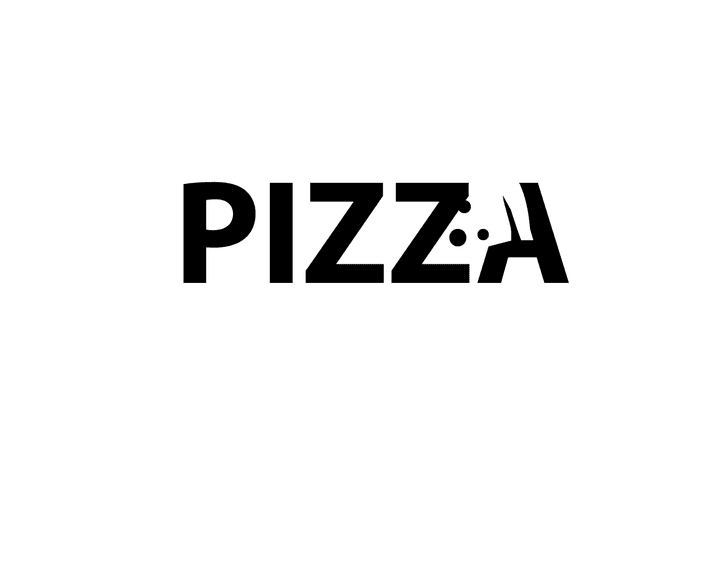 رسم شعار البيتزا