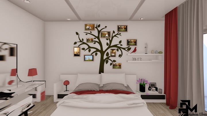 غرفة نوم Modern bedroom