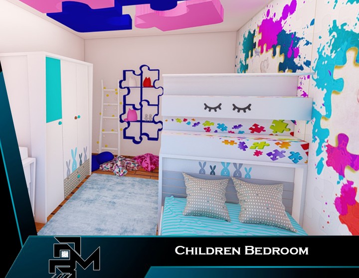 غرفة أطفال لطفلين children bedroom