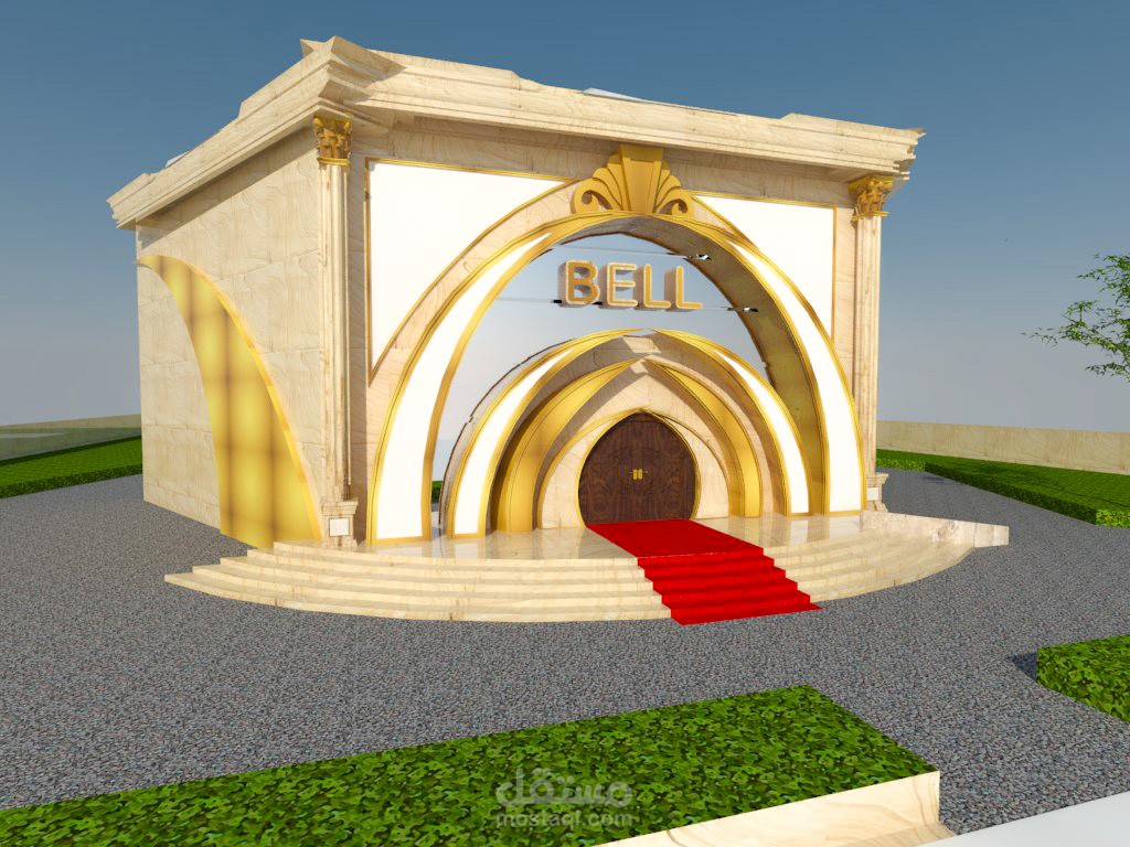 تصميم صالة افراح