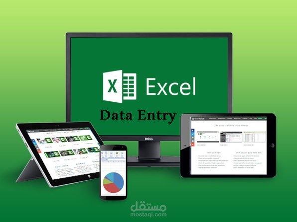 Microsoft Excel & أدخال بيانات