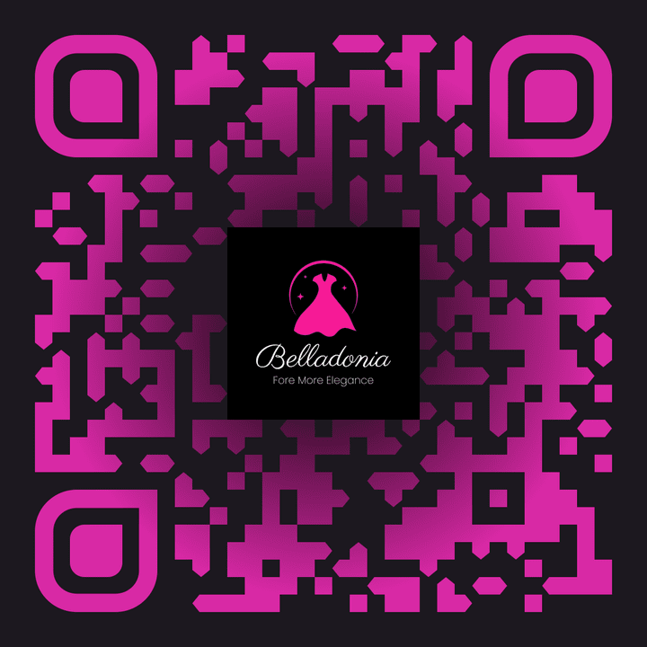 شعار وQRCode بنفس لوجو والوان العمل